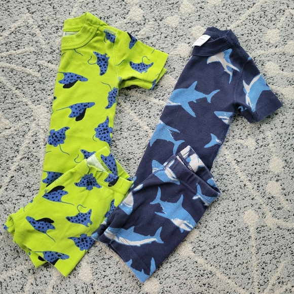 Hanna Andersson Shark & Stingray Short John Pajamas - Picture 1 of 16